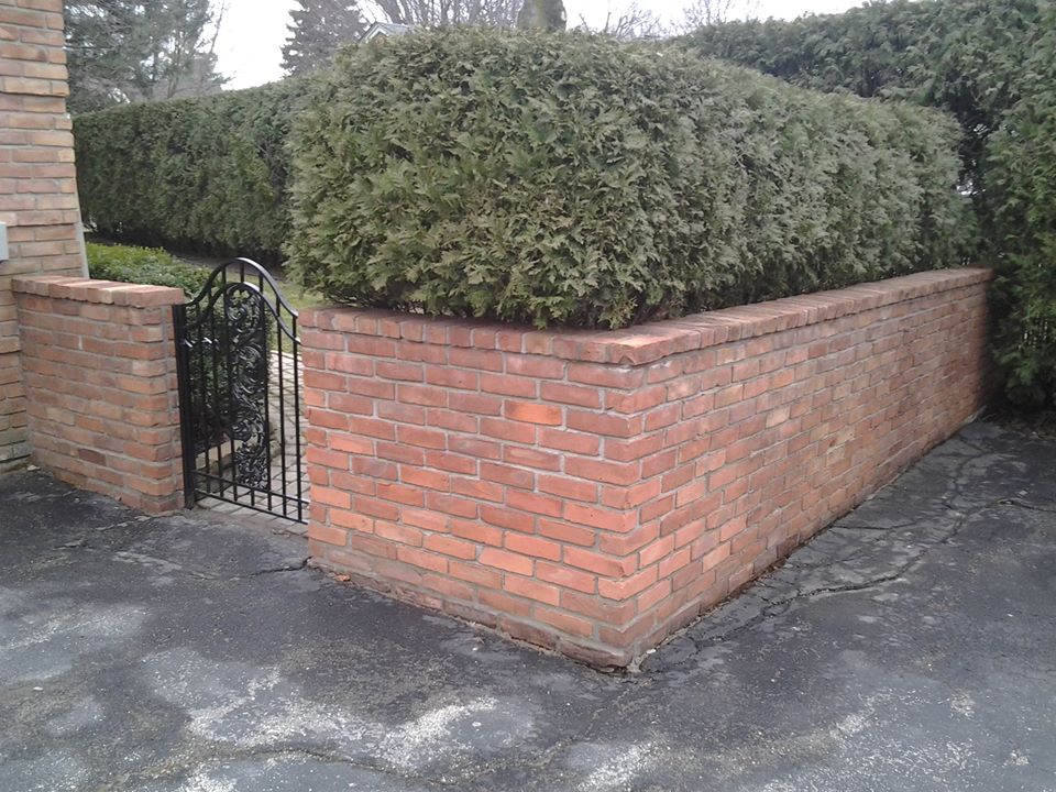 Repaired Brick Wall